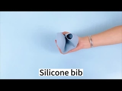 EN71 인증을 받은 방수 실리콘 비브