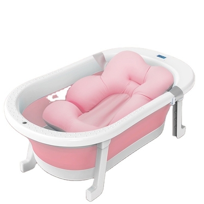 PP TPE 접는 아기 욕조 환경 친화적 인 분홍색 파란색 오픈 사이즈 79 * 21cm