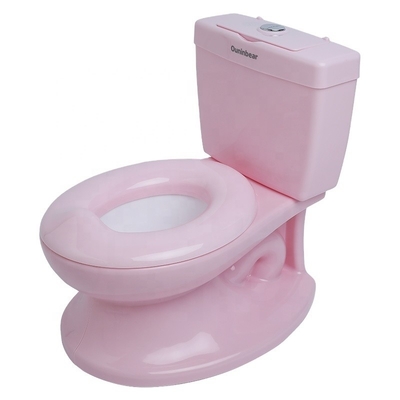 핑크색 환경 친화적 인 플라스틱 베이비 요정 훈련 좌석 사용자 지정 로고 옵션