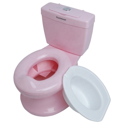 핑크색 환경 친화적 인 플라스틱 베이비 요정 훈련 좌석 사용자 지정 로고 옵션