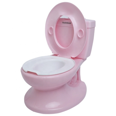 핑크색 환경 친화적 인 플라스틱 베이비 요정 훈련 좌석 사용자 지정 로고 옵션